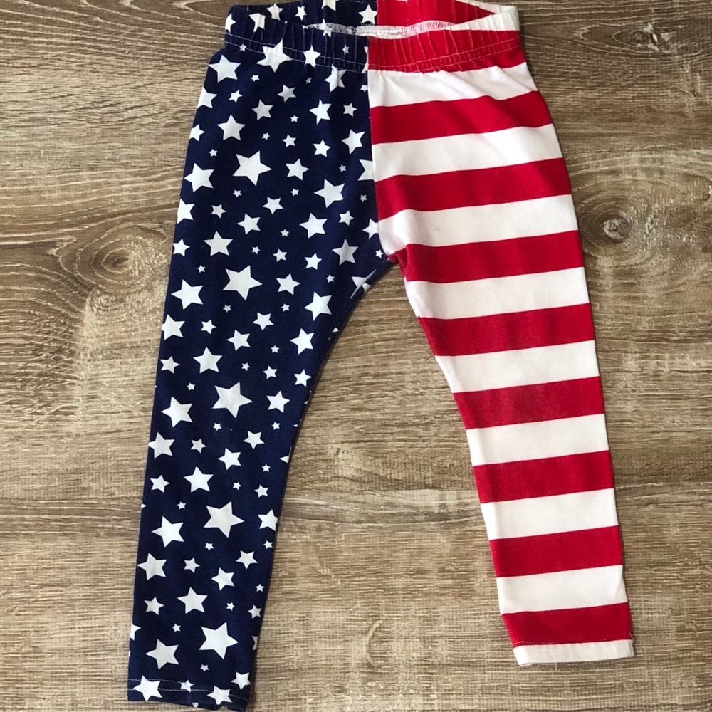 American Flag Leggings